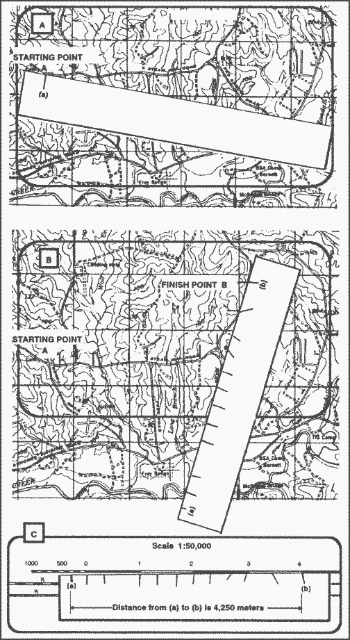 Measure Distance On A Military Map ArmyStudyGuide 